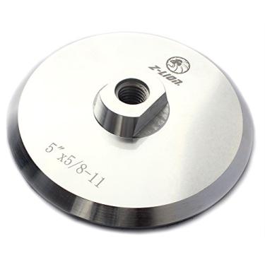 Imagem de Almofada de suporte de alumínio de 12,7 cm Gancho e suporte de laço traseiro com rosca de 5/8-11, Aluminumbacker-5inch5/8, 5 Inch, 5/8 11