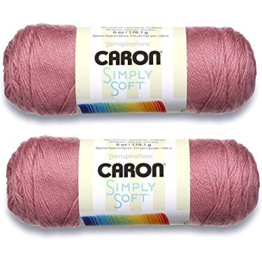 Imagem de Compra em massa: Fios sólidos Caron Simply Soft (embalagem com 2) (vinho de ameixa)