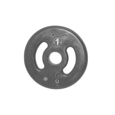 Imagem de Anilha de Ferro Fundido Injetada Alça Lateral 1,0Kg