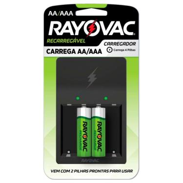 Imagem de Carregador De Pilhas AA/AAA Com 2 Pilhas AA Bivolt PS132-2BR