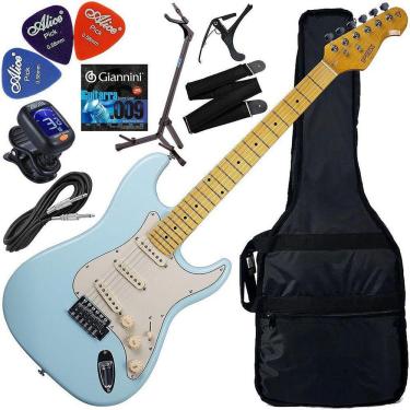 Imagem de Kit Guitarra Elétrica Phx St-2 Stratocaster Vintage Daphne