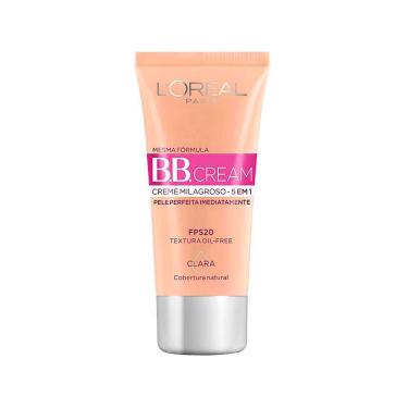 Imagem de Base BB Cream L'Oréal Paris 5 em 1 Dermo Expertise Cor Clara FPS 20 30ml 30ml