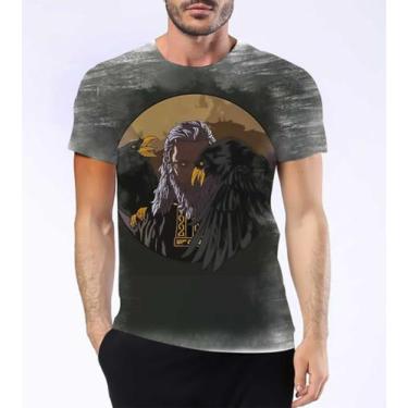 Imagem de Camisa Camiseta Odin Deus Nórdico Asgard Chefe Guerra Hd 10 - Estilo K