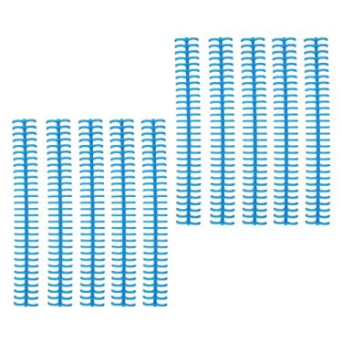 Imagem de Espirais de Ligação, 10 PCS 30 Furos Fios de Ligação Espirais Bobinas Anéis de Ligação de Plástico Pente de Ligação para Fabricante de Cadernos de Escritório Escolar, Espinhos