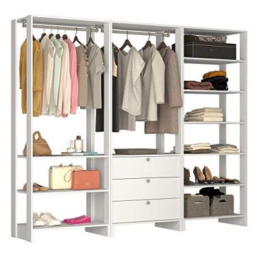 Imagem de Guarda Roupa Closet 3 Peças Yes EY101.102.103 Branco Nova Mobile