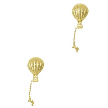 Imagem de 2 Unidades broche de balão de ar quente broche de mulher broche de corrente distintivo de esmalte broche de casal broche de moda feminina alfinete de balão lua PIN botão buquê