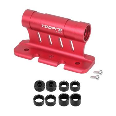 Imagem de Vaveren Bicicletas de montagem em garfo, suporte de bicicleta, de bicicletas versátil de liberação rápida, rack de montagem de teto de carro de, Vermelho