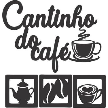Imagem de cantinho do café mdf decoração