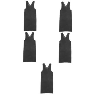Imagem de Zerodeko 5 Unidades avental aventais roupas femininas para trabalhar vestidos macacão masculino acessórios de salão para cabeleireiro Cruz uniforme roupas de trabalho decorar homem e mulher