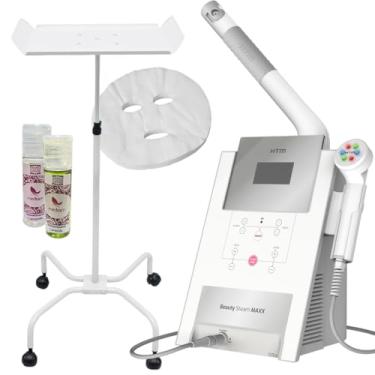 Imagem de Kit Beauty Steam Maxx Vapor de Ozônio + Suporte para Vapor - HTM (Branco)