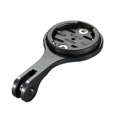 Imagem de Cestbon Combo de suporte de guidão de bicicleta frontal para Garmin Edge Wahoo Elemnt Bryton Rider Stages Dash Hammerhead acampamento com Cervelo Trek Bontrager Blendr BMC ICS Cannondale C1 (curto e