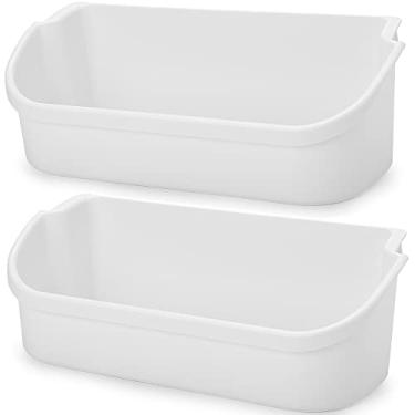 Imagem de Upgrade 240356401 Caixa de reposição para prateleira de porta de geladeira, compatível com Frigidaire FRS6HR5JW0, FFHS2622MBMA, FFHS2611LWHA, FRS26LF7DSN, FRS26RLECSR, FRS6LR5ES6, FRS26RLECSP, 2 unidades