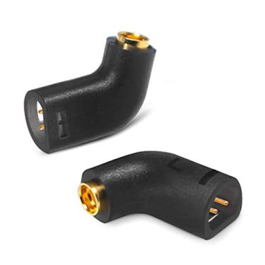 Imagem de okcsc Adaptador de cabo MMCX fêmea MMCX para SENNHEISER IE80i IE8i IE80 IE8 IE80S fone de ouvido 2 pinos macho trabalho lateral para cabo MMCX para conectar com adaptador de fone de ouvido SENNHEISER