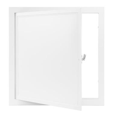 Imagem de DEEKOOL Painel de acesso de metal 61 x 61, painel de acesso com trava de chave de fenda, painel interno de aço galvanizado e estrutura de liga de alumínio, painel de acesso para drywall, tetos,