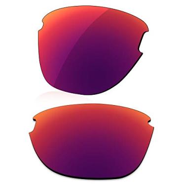 Imagem de LenzReborn Lente polarizada de substituição para óculos de sol Oakley Frogskins Lite OO9374 - roxo real - espelhado polarizado