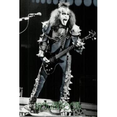 Imagem de Caderno: Caderno pautado Gene Simmons, Caderno de Ação de Graças Diário de Redação de Graças em Branco #139