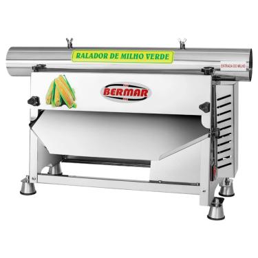 Imagem de Ralador Milho Elétrico Bivolt Profissional Inox 30 Espigas/Hora Bm157 Bermar
