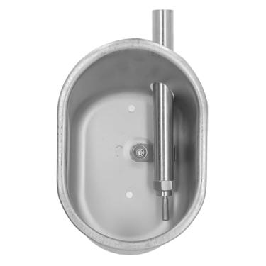 Imagem de Bebedouro de água automático, aço inoxidável, robusto e resistente à ferrugem Bebedouro automático para porcos, fácil de instalar Bebedouro automático (Elíptico pequeno, tamanho: