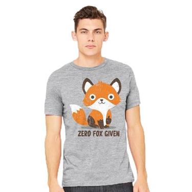 Imagem de TeeFury - Zero Fox Given - Camiseta masculina animal, Vermelho, 4G