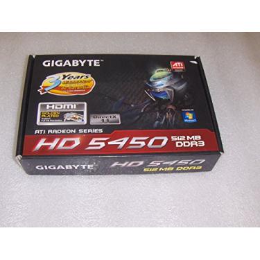 Imagem de GIGABYTE Placa de vídeo ATI Radeon HD5450 512M DDR3 VGA/DVI/HDMI PCI-Express, varejo GV-R545OC-512I