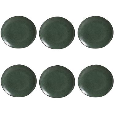 Imagem de Conjunto de Pratos Rasos 06 Peças Orgânico Arauco Porto Brasil