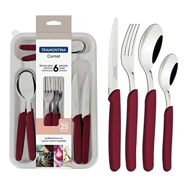 Imagem de FAQUEIRO INOX 25PC CARMEL CARM/ESCU