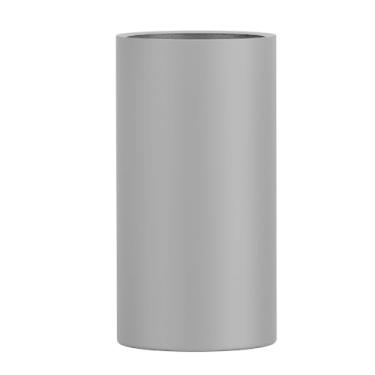 Imagem de Vaso Fibra De Vidro Vietnamita Vitrificado Cilindro Decorativo 70x36cm (Cinza Fosco)