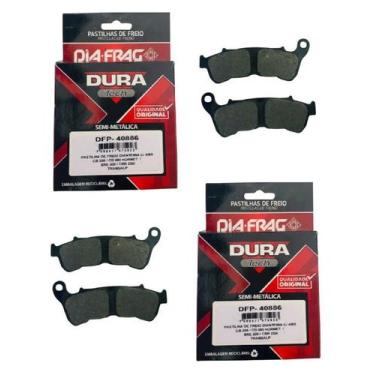 Imagem de Kit Pastilha de Freio Hornet 600 Com Abs 2008 2009 2010 2011 2012 2013