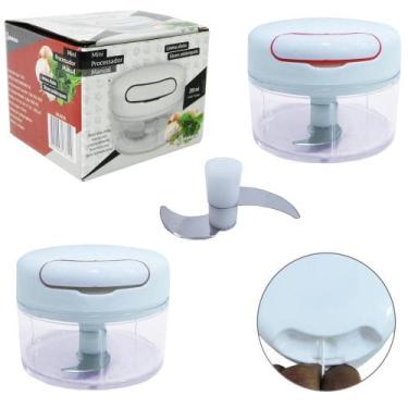 Imagem de Processador De Alimentos Manual Com 2 Laminas De Inox 200Ml - Bela Kaz