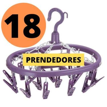 Imagem de Varal De Calcinha 18 Prendedores Para Roupas Intimas Cueca Calcinha Me
