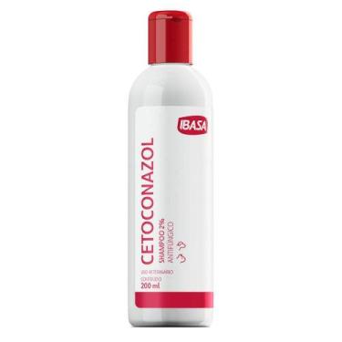 Imagem de Shampoo Antifúngico Ibasa Cetoconazol 2% Para Cães e Gatos - 200ml