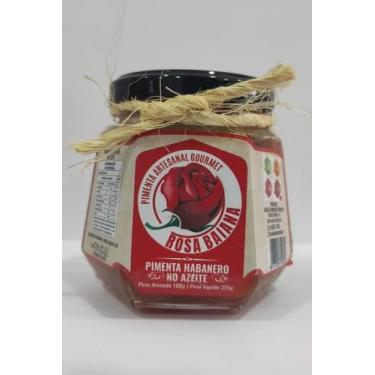 Imagem de PIMENTA HABANERO TEMPERADA NO AZEITE 400g. Rosa Baiana Pimenta Artesan