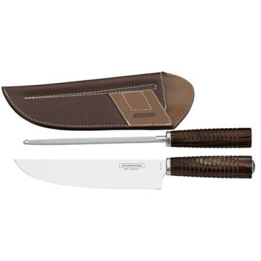 Imagem de Kit Churrasco 3 Peças Tramontina - Polywood 21199/995