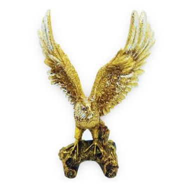 Imagem de Enfeite Decorativo Águia Dourada Força e Poder 25 cm Gold - Flash