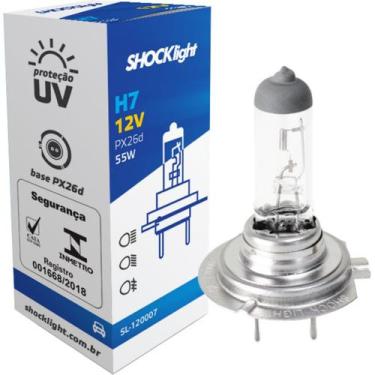 Imagem de Lampada Shocklight Halogena Standart H7 12v 55w Px26d