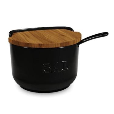 Imagem de Saleiro Com Tampa Preto 500Gr - Ceraflame