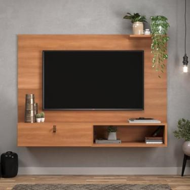 Imagem de Painel para Tv Ate 50 Polegadas 1 Porta Alca Sintética California Freijó
