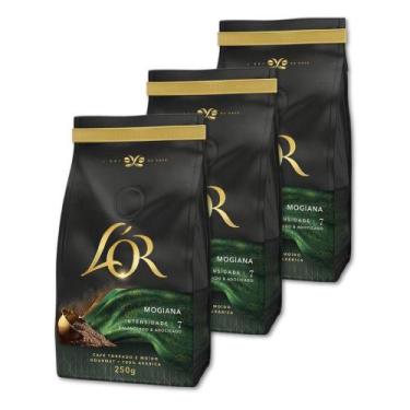 Imagem de Café Gourmet Lor Mogiana Torrado E Moído Kit 3 Pacotes 250G - L'Or