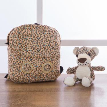 Imagem de Mochila Infantil Com Ursinho de Pelucia Creche Voltas as Aulas - DJB E
