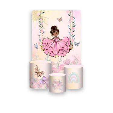 Imagem de Painel De Festa Vertical 1,50 x 2,20 + Trio De Capas Cilindro - Prince