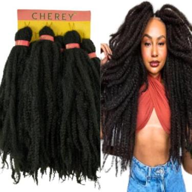 Imagem de Cabelo Afro Twist Braids 6x 400 Gramas Pacotão Marley Cherey - bbless,