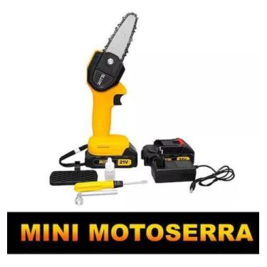Imagem de Mini Moto Serra Eletrica A Bateria Lítio 21v Bivolt Portatil - Startoo