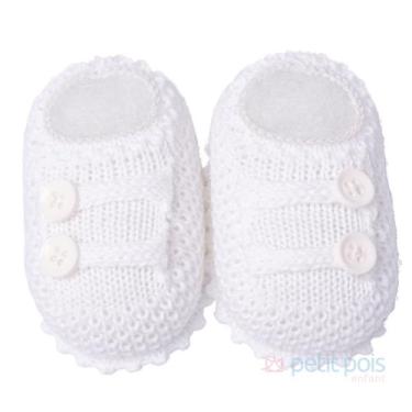 Imagem de Sapatinho bebê em tricot - Branco - NN, Branco, RN