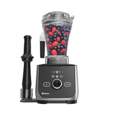 Imagem de Vitamix Ascent X4 Liquidificadora, grau profissional, 5 programas de mistura predefinidos, recipiente de 40 onças, auto-limpeza, aço inoxidável escovado