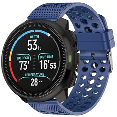 Imagem de Lamshaw Compatível com pulseiras SUUNTO OCEAN, pulseiras de silicone de 20 mm, 22 mm, pulseira esportiva compatível com SUUNTO OCEAN, RACE, RACE S, VERTICAL, 9 PEAK, 9 PEAK PRO, 5 Peak, 3