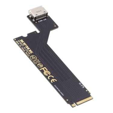Imagem de Xiwai PCI-E 4.0 4X NVMe M.2 M-Key para Oculink SFF-8612 SFF-8611 Adaptador host para ThinkBook 14+ AMD8845 SSD 2024 e placa gráfica externa