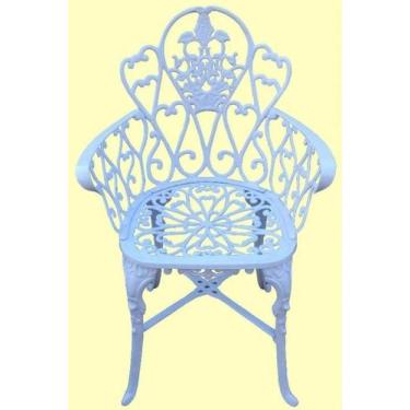 Imagem de Poltrona Floral em Alumínio Fundido - Cód 1807 - Barrocarte 