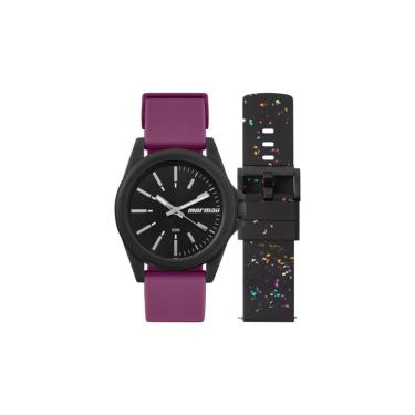 Imagem de Relógio Mormaii Feminino Ref: Mo2035lw/t8n Black Troca Pulseira