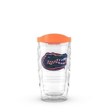 Imagem de Tervis Copo isolado da Universidade da Flórida Gators feito nos EUA com paredes duplas mantém as bebidas frias e quentes, garrafa de água de 700 ml, jacaré