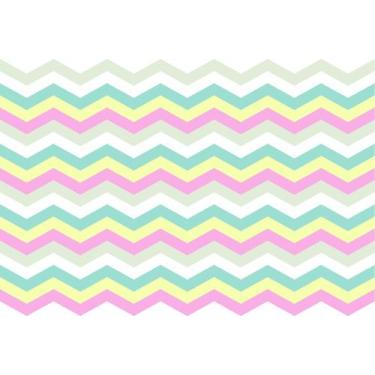 Imagem de Tecido Oxford Estampado Chevron Colorido Candy - 1,40m - Core Decore